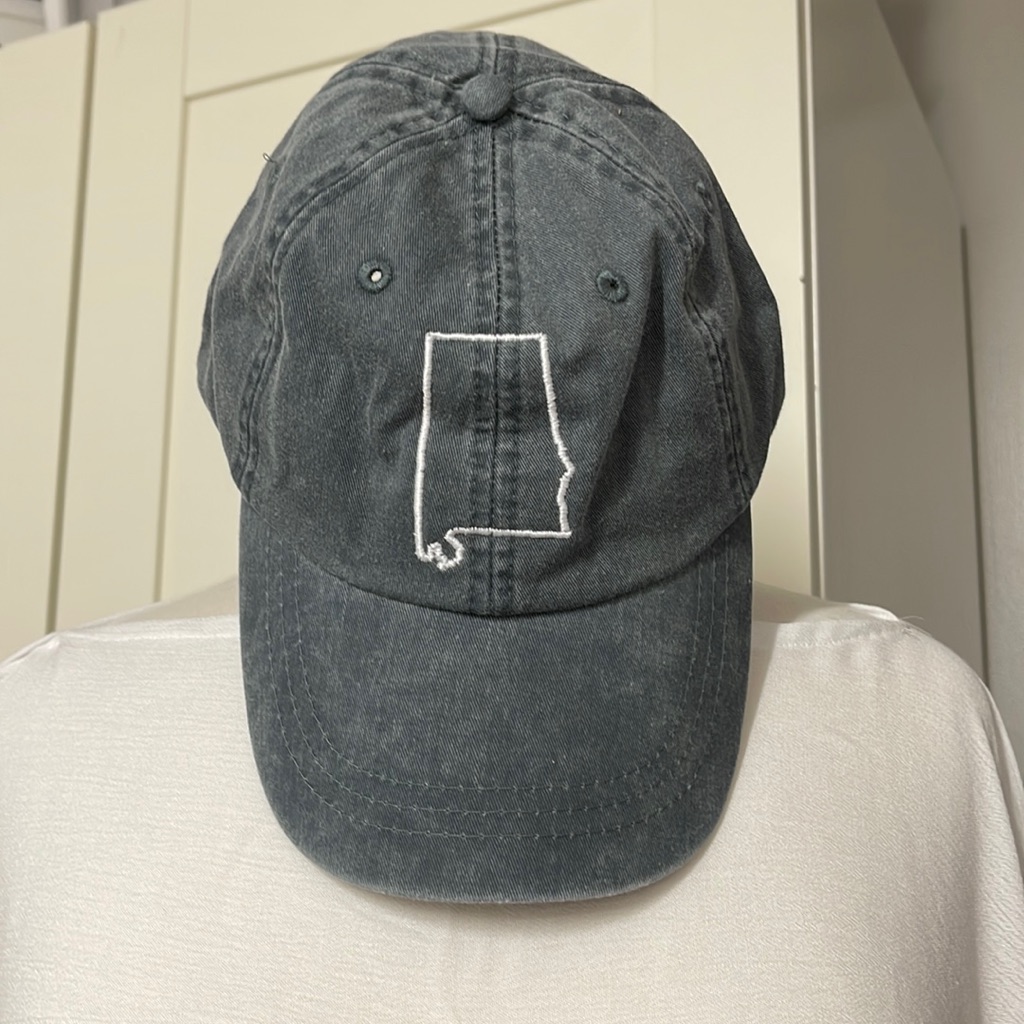 Adams Brand Baseball Cap Alabama Outline On Dusk